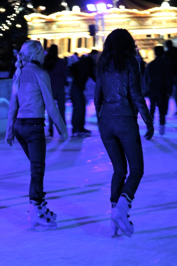 outdoor ice skating london